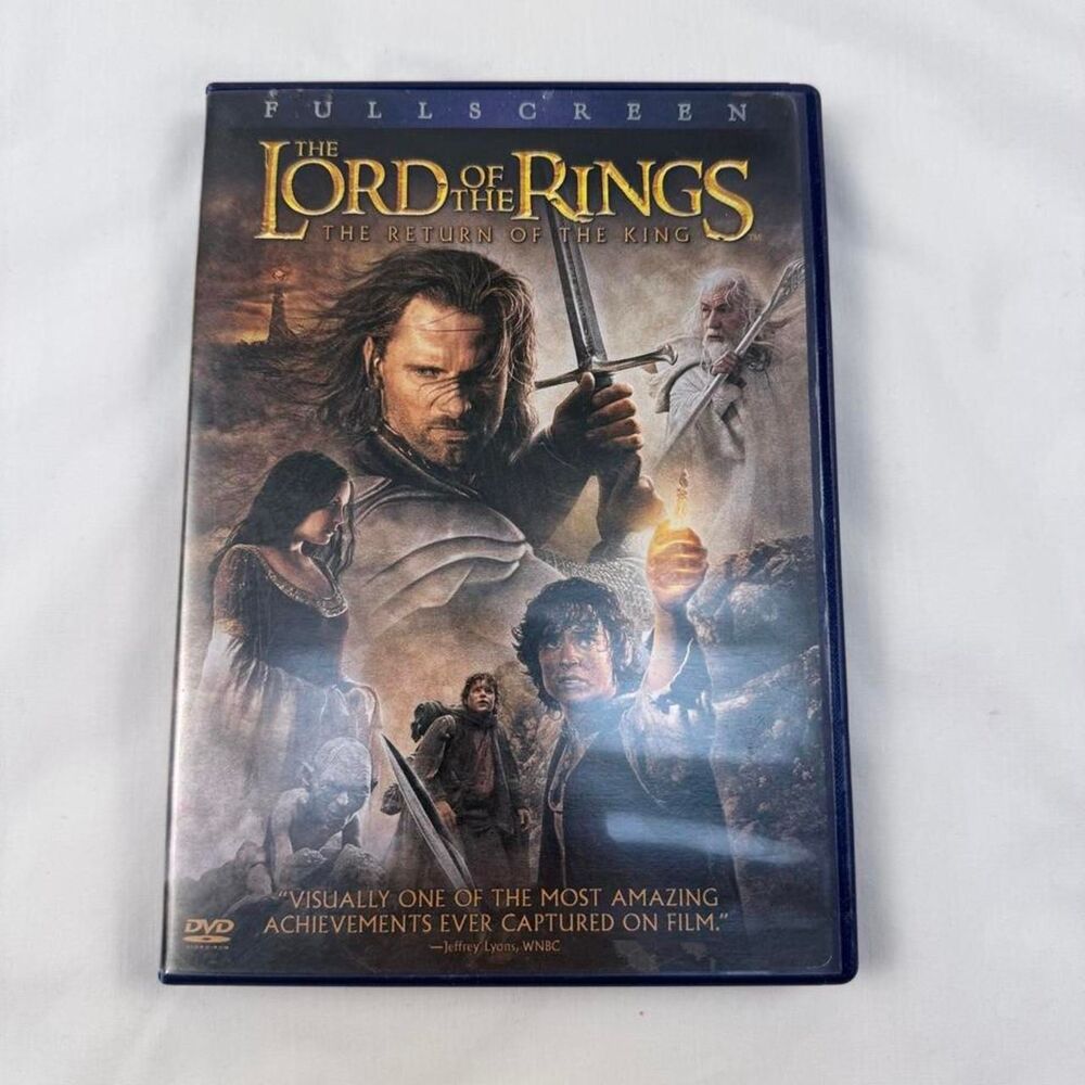 Lord of the Rings the Return of the king DVD 2 disc set Fullscreen